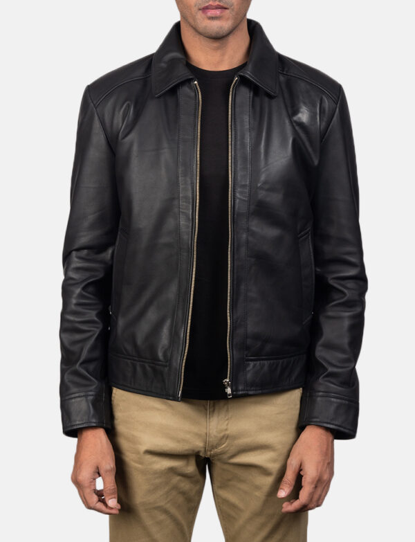 LE-Inferno Black Leather Jacket